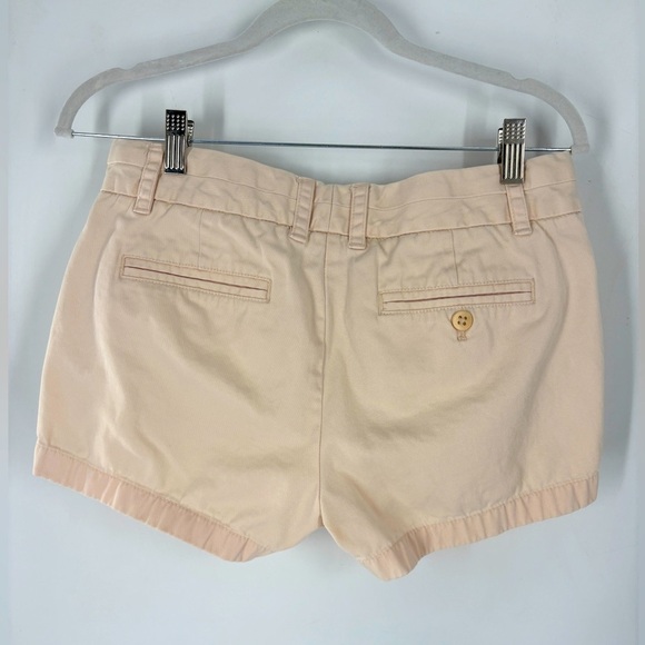 J. Crew Shorts Womens 4x3" Light Pink/Cream City Fit Chino 100%Cotton Pockets - Picture 4 of 7